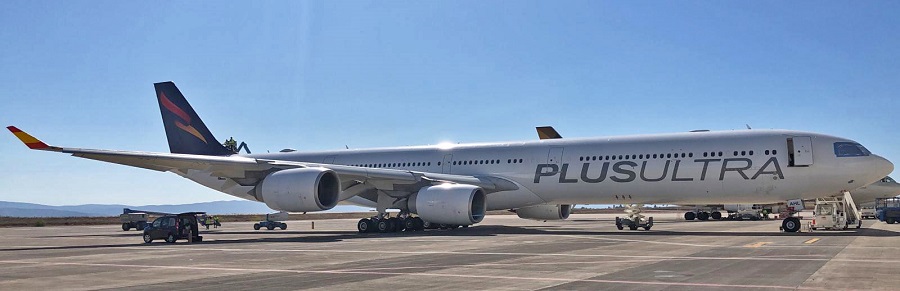 Plus Ultra Líneas Aéreas estrena su A340-600 en un vuelo Madrid-Lima